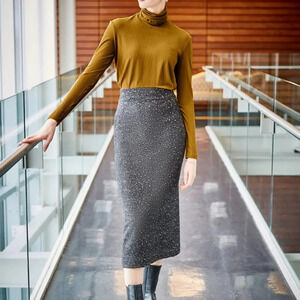 MELOW  Black Fantine skirt